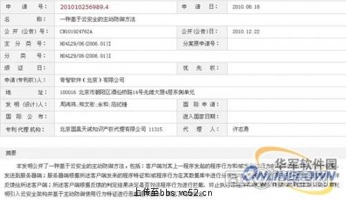 360创始人周鸿祎申请云安全专利 已获批 - 『